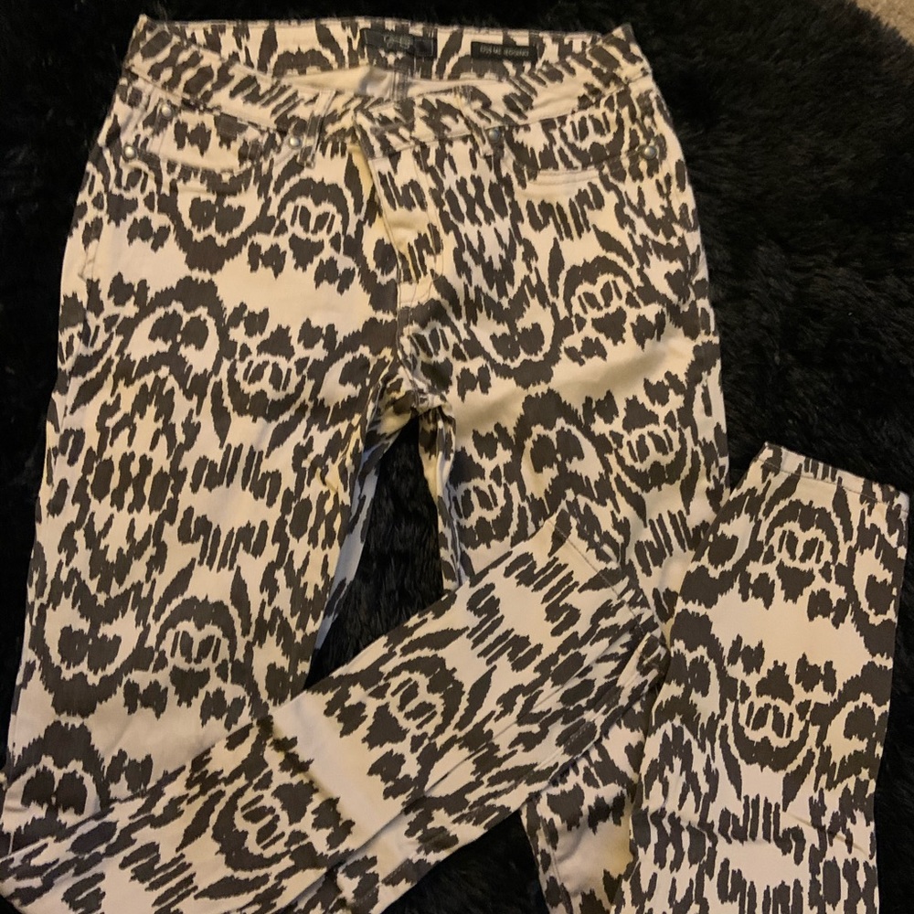 Brown and beige Jessica Simpson kiss me Jegging